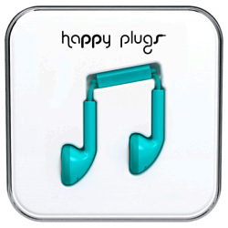 Happy Plugs Earbud Turquoise blue